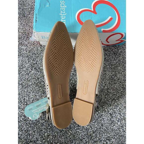 Women’s Baretraps Riva Slingback Flats Champagne Size 9 NIB - Picture 6 of 6